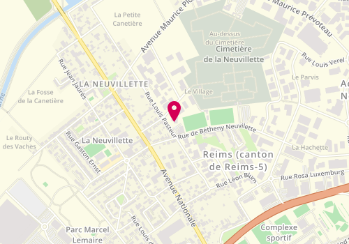 Plan de Champ'Elec, 57 Rue Louis Pasteur la Neuvillette, 51100 Reims