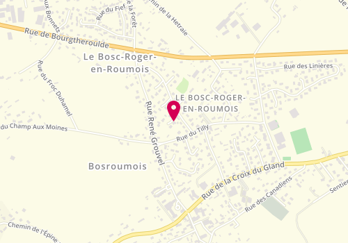 Plan de Tetra Elec, Zone Artisanale, 27670 Le Bosc-Roger-en-Roumois