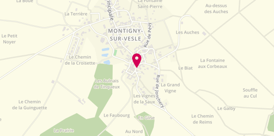 Plan de Sdt Courant Faible et climatisation, 24 Rue Principale, 51140 Montigny-sur-Vesle