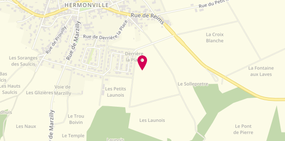 Plan de Rewinski Electricite Services, 8 Rue de Fismes, 51220 Hermonville