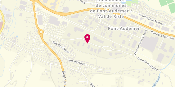 Plan de BOSQUER Electricité, 484 Rue de Gaillon, 27500 Pont-Audemer