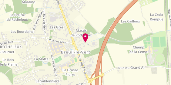 Plan de Breton Electricité, 633 Route de Paris, 60600 Breuil-le-Vert