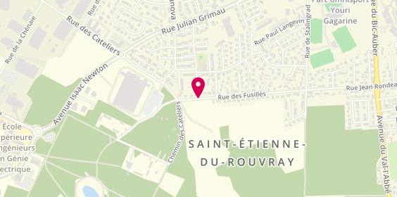 Plan de DECROIX Edmond, 39 Bis Rue des Fusilles, 76800 Saint-Étienne-du-Rouvray