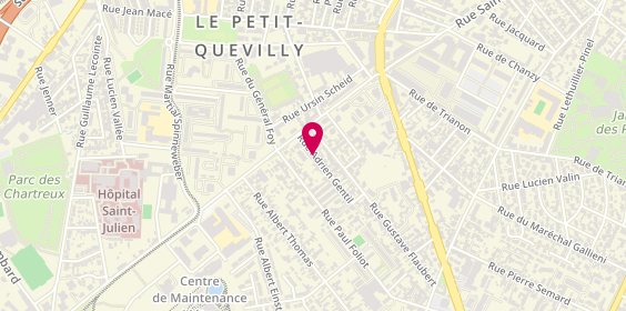Plan de Artizelec, 8 Rue Adrien Gentil, 76140 Le Petit-Quevilly
