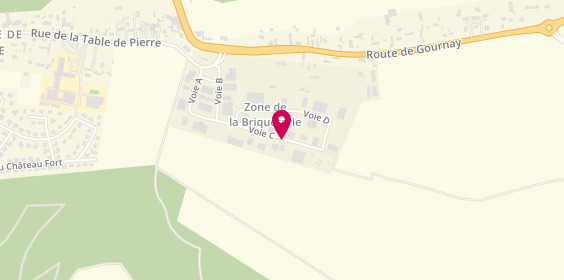 Plan de Cafitech Services, Voie A
80 Zone Aménagement de la Briquetterie, 76160 Saint-Jacques-sur-Darnétal