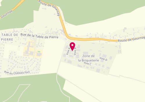 Plan de S.A.E Tribout, zone artisanale de la Briqueterie - Voie B, 76160 Saint-Jacques-sur-Darnétal
