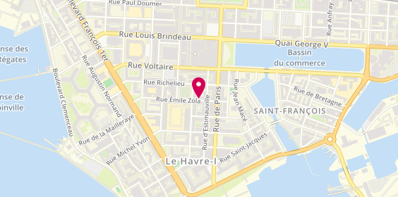 Plan de Technicmazout, 61 Rue Emile Zola, 76600 Le Havre