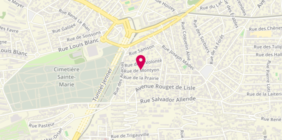 Plan de SOLYMOSI Marcel, 21 Rue Montyon, 76610 Le Havre
