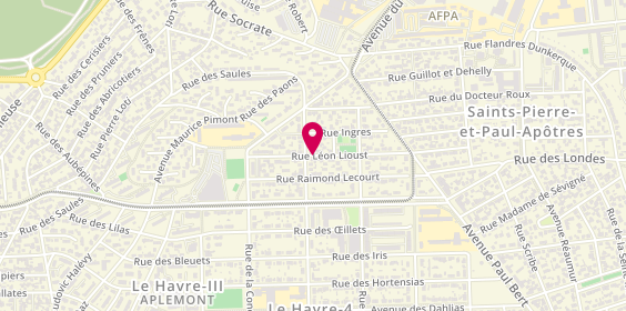 Plan de Gauthey Jerome, 28 Rue Leon Lioust, 76610 Le Havre