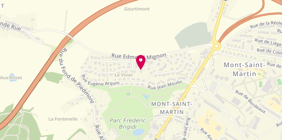 Plan de AYHAN Electricité, 9 Rue Jean Moulin, 54350 Mont-Saint-Martin