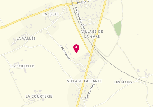 Plan de Lelaidier Fabrice Electricite, 1 Village de la Gare 1A, 50690 Couville