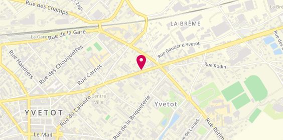 Plan de Thierry Cavelier, 23 avenue Georges Clemenceau, 76190 Yvetot