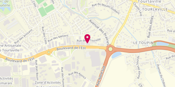 Plan de 2Bpro, 465 Rue de la Tourelle, 50110 Cherbourg-en-Cotentin
