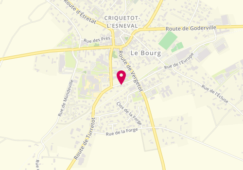 Plan de ECF Bonvalet, 3 Rue des Écoles, 76280 Criquetot-l'Esneval