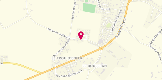 Plan de LAMOTTE Jean Michel, 27 Route de Grainval, 76400 Saint-Léonard