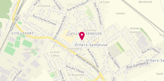 Plan de S.C Amenagements et Finitions, 24 Rue Jules Guesde, 08000 Villers-Semeuse