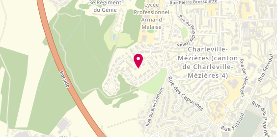 Plan de OKURER Eyup, 13 Rue de la Clairière, 08000 Charleville-Mézières