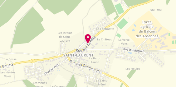 Plan de FURLAN Daniel, 4 Rue Genêts, 08090 Saint-Laurent