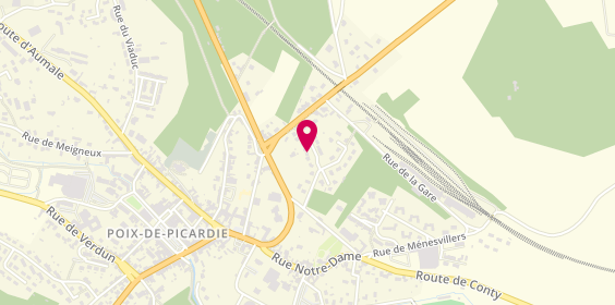 Plan de Barone Christophe électricité, 7 hameau Saint-Pierre, 80290 Poix-de-Picardie