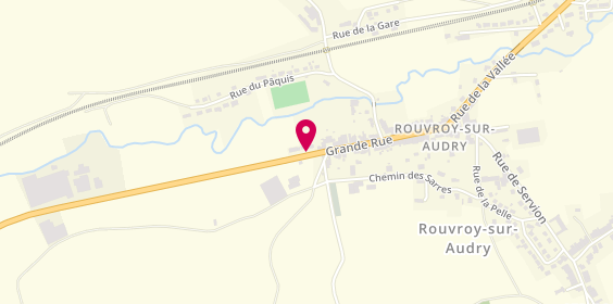 Plan de Bcm Electricite, 418 Grande Rue, 08150 Rouvroy-sur-Audry