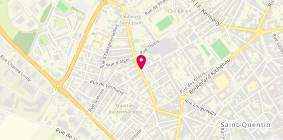 Plan de Lod Bat, 142 Rue Denfert Rochereau, 02100 Saint-Quentin