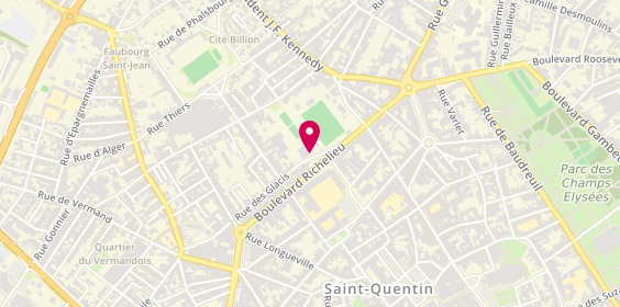 Plan de A M.I Elec, 30 Rue des Glacis, 02100 Saint-Quentin