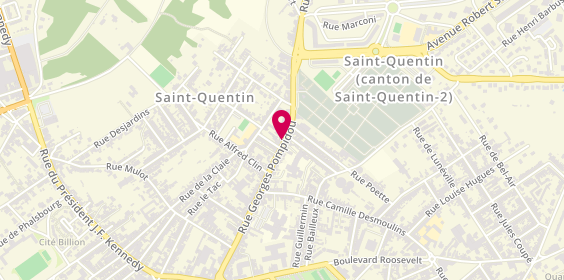 Plan de Ste d'Electricite Picarde - S.E.P, 107 Ter Rue Georges Pompidou, 02100 Saint-Quentin