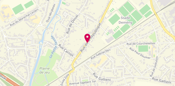 Plan de Lambrelec, 42 Rue République, 59552 Lambres-lez-Douai