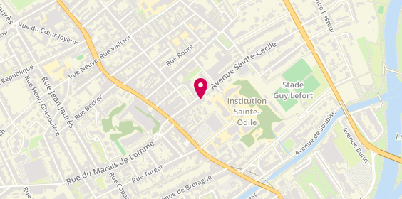Plan de Sieltec, 46 avenue Sainte-Cécile, 59130 Lambersart