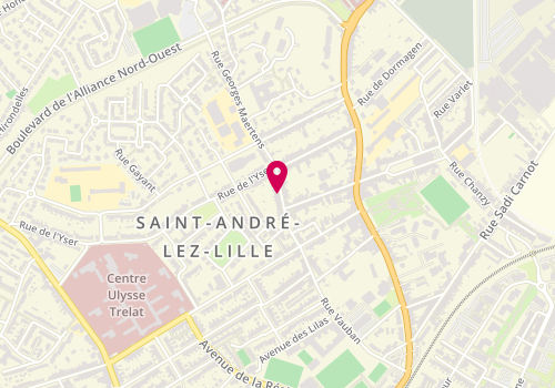 Plan de Dumortier Frères, 45 Rue Georges Maertens, 59350 Saint-André-lez-Lille