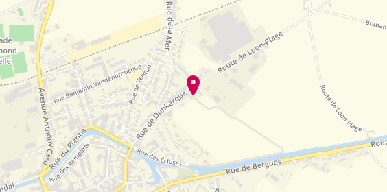 Plan de H.D Elec, 122 Rue de Dunkerque, 59630 Bourbourg