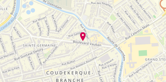 Plan de Delek, 78 Boulevard Vauban, 59210 Coudekerque-Branche